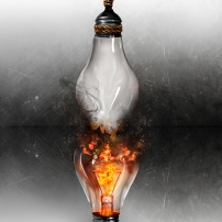 bulb-on-fire